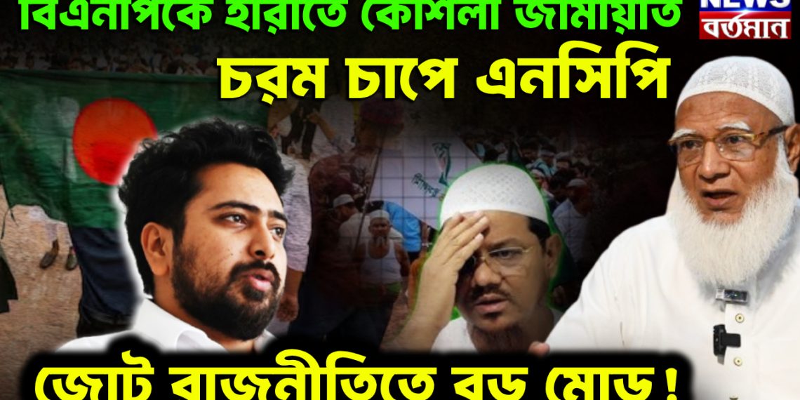 বিএনপিকে হারাতে কৌশলী জামায়াত চরম চাপে এনসিপি জোট রাজনীতিতে বড় মোড়!