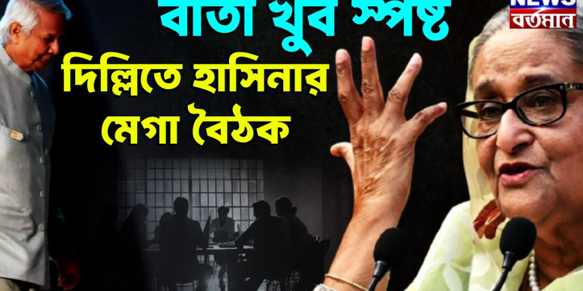 বার্তা খুব স্পষ্ট  দিল্লিতে হাসিনার মেগা বৈঠক