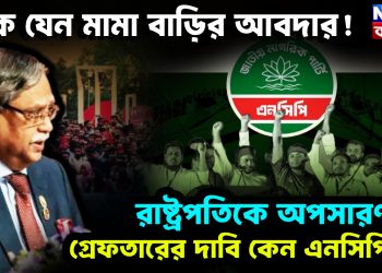 ঠিক যেন মামা বাড়ির আবদার!  রাষ্ট্রপতিকে অপসারণ ও গ্রেফতারের দাবি কেন এনসিপির?