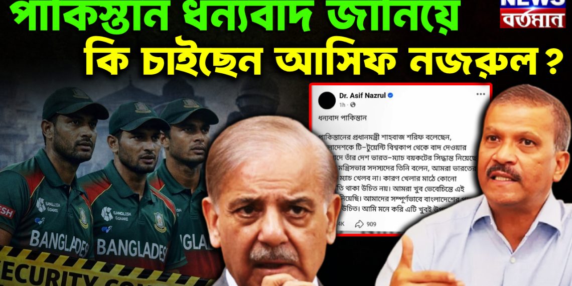 পাকিস্তান ধন্যবাদ জানিয়ে কি চাইছেন আসিফ নজরুল?