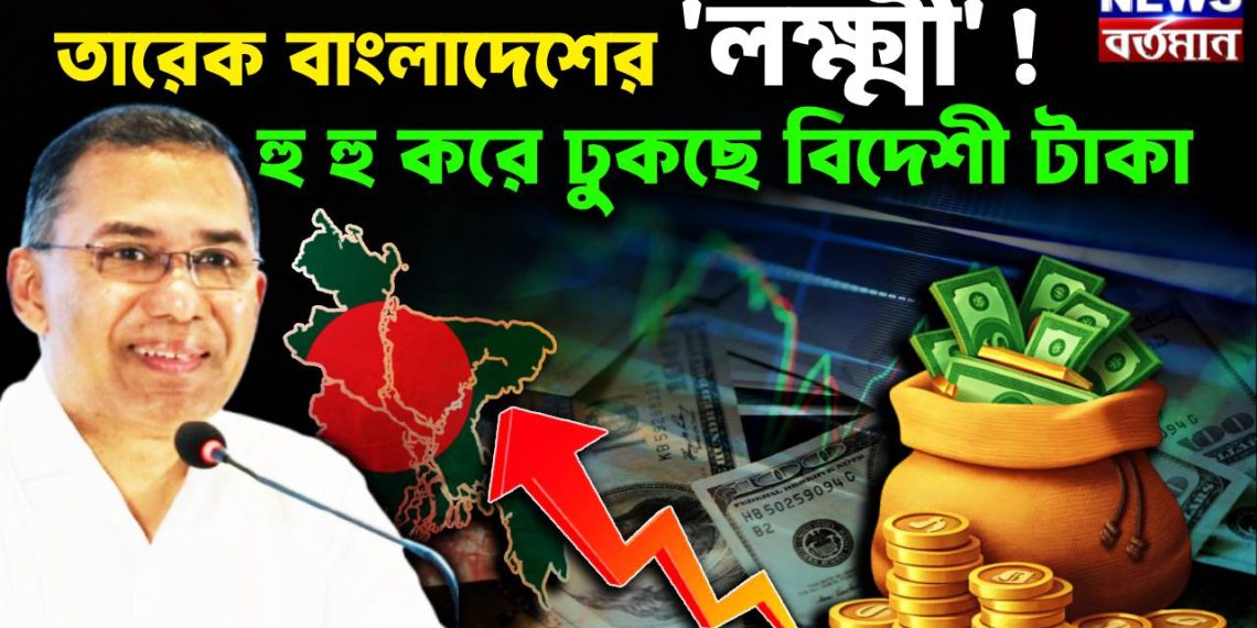তারেক বাংলাদেশের ‘লক্ষ্মী’!  হু হু করে ঢুকছে বিদেশী টাকা
