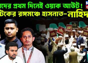 সংসদের প্রথম দিনেই ওয়াক আউট! নাটকের রঙ্গমঞ্চে হাসনাত-নাহিদরা